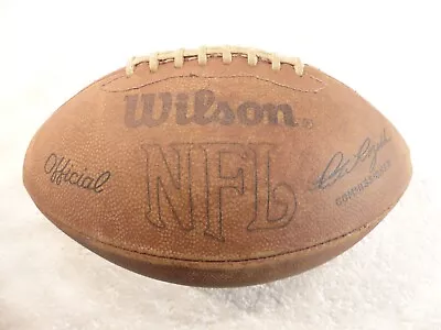 Vintage 1980s Official Wilson NFL Pete Rozelle On Field Football Game Ball • $34.95