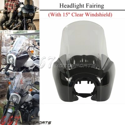 $159.99 • Buy Club Style Front Fairing For Harley Dyna Fat Bob FXDF FXDB FXDC FXDWG 1999-2017
