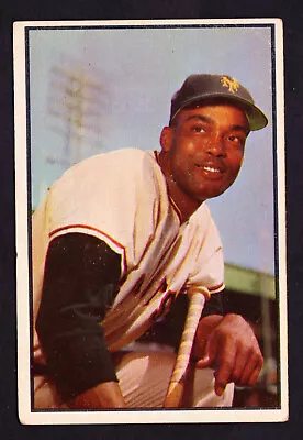 1953 Bowman Color #51 Monte Irvin Giants • $30