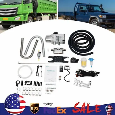 Remote Diesel Water Heater Kit For RV Cars Heat Conduction Coolant Heating • $280