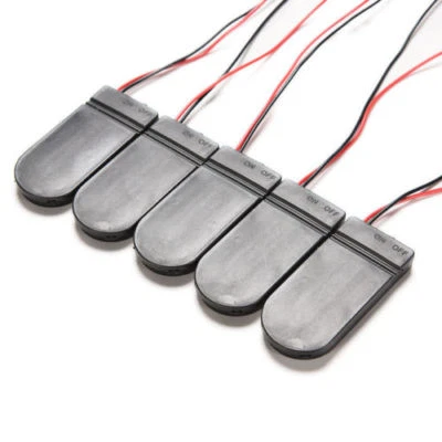 £7.99 • Buy 5Pcs DIY CR2032 6V Button Coin Cell Battery Holder Case Box + On-Off Switch L99