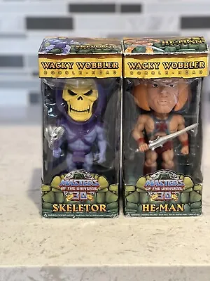 He Man & Skeletor 30th Anniversary Wacky Wobbler Bobblehead By Funko Motu • $90