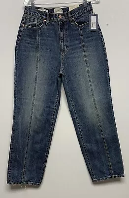 Universal Thread | Size 10L | Blue Denim Vintage Straight Frayed Hem Jeans NWT • $28