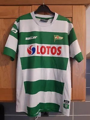 Lechia Gdansk Medium Adult Home Football Shirt  2015/16 Season. • £26