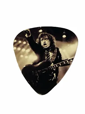 AC/DC Guitar Pick Vtg Concert Memorabilia Brian Johnson Angus Young Dirty Deeds • $11.96