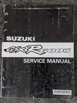 $39.99 • Buy 1992-1993 SUZUKI GSX-R600W  Motorcycle Service Repair Manual  99500-36071-03E