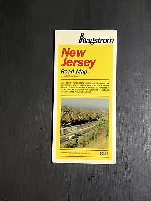 Hagstrom Map | Streetmap | 1991 | New Jersey | Road Map • $5.99