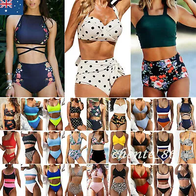 $16.49 • Buy Women Push Up Swimsuit Beachwear Bathing Suit Swimwear High-Waisted Bikini Set