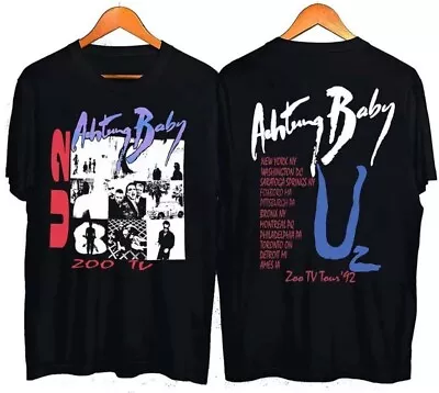 Vintage U2 Achtung Baby Zoo Tv Tour 92 Concert T-Shirt Size S-3XL For Fans • $26.99