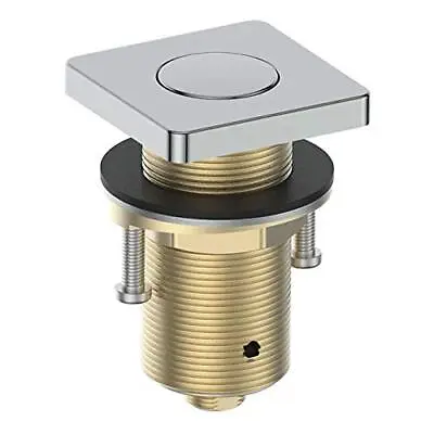 ALL Brass Air Switch Button For Sink Top Counter Top Garbage Disposal Part (Squ • £40.40