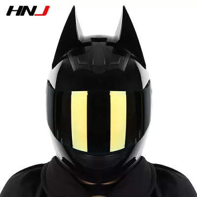 Motorcycle Helmet Full Face Winter Capacete Motorbike Riding Dark Knight Helmets • $136.85