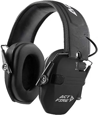 Shooting Earmuffs Electronic Shooting Hearing Ear Protection For Gun Range • $33.99