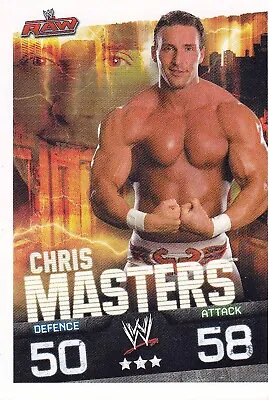 Attax Evolution Raw Catch Slam Card - Chris Masters • $2.67