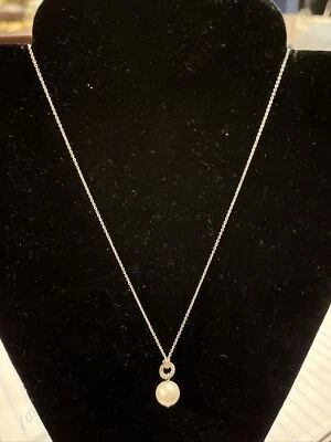 $38.50 • Buy Nadri Nectar Cultured Freshwater Pearl Pendant Necklace, 16-18  NWT $55
