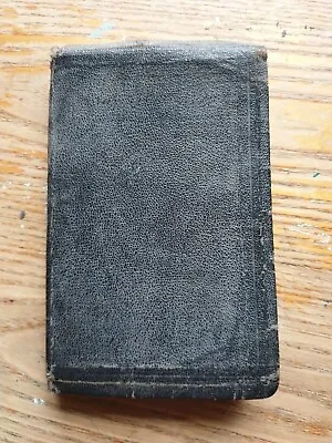 The Holy Bible Pocket Sized Leather Bound C.1957 • £5