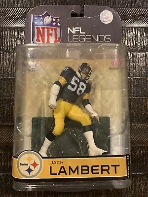 Jack Lambert Nfl Legends 4 Pittsburgh Steeler Linebacker 2008 Mcfarlane.  New • $28.99