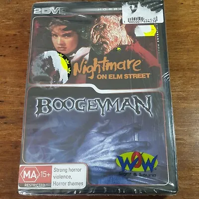 A Nightmare On Elm Street + Boogeyman Double DVD R4  BRAND NEW • £23.54