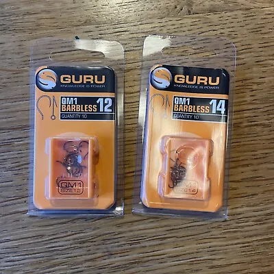 Guru QM1 Barbless Hooks • £3.49