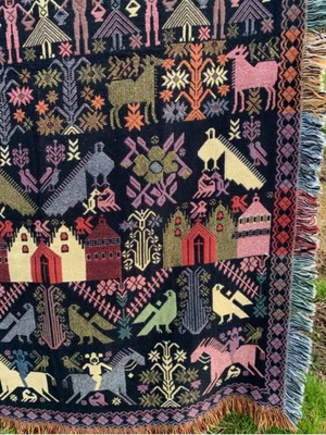 £165 • Buy Beautiful Mexican Woven Blanket/Throw/Wall Hanging