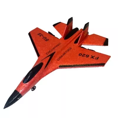 £24.99 • Buy RC Plane Foam Glider Red Jet Kids Gift Toy SU35 Remote Control UK Seller