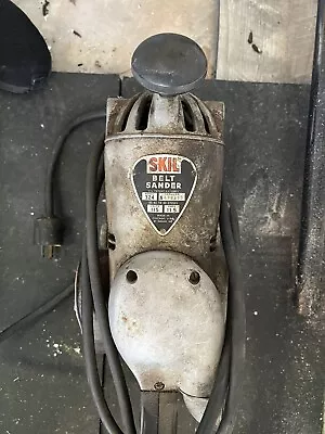 Skil 1960's  Model 324  Industrial 4-1/2  X 26  Locomotive Type Belt Sander • $100