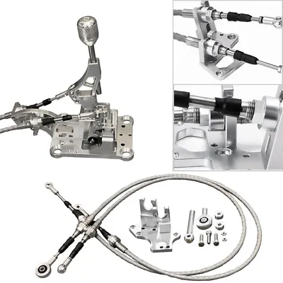 Fit Shifter H F Series Box Cables Shift Linkage H22 H23 Swap Prelude Civic F20 • $245.86