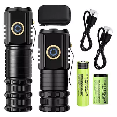 Super Bright Mini LED Flashlight Rechargeable Portable Flashlight Torch • $11.58