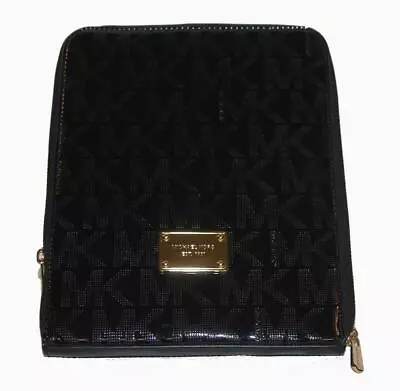 MK MICHAEL KORS Black Mirror Metallic  MK  IPAD Sleeve Case NEW MSRP $99 • $64.99