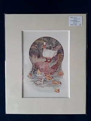 Margaret Tarrant Print 1920s  - The Ugly Duckling • £5