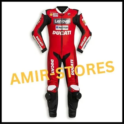 DUCATI Motorbike Racing Suit Motorcycle Customized Cowhide Leather Suit • $199.99