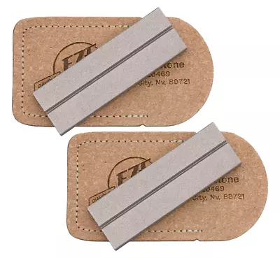 2 PACK Eze-Lap Pocket Diamond Sharpener Fine Grit With Fish Hook Slot 3  X 1  • $26.19