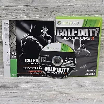 Call Of Duty Black Ops II 2 Xbox 360 With Inserts Tested Working • $21.99