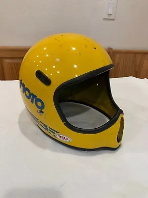 Vintage Bell Moto 3 Pro Full Face Helmet For Parts Or Repair / Refurbish • $49.99