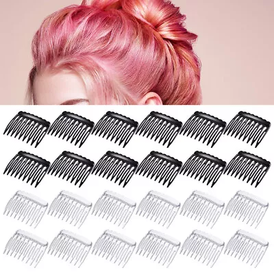 24Pcs Hair Side Comb French Teeth Hair Combs Hair Clip DIY Bridal Wedding Veil⚢ • $12.39