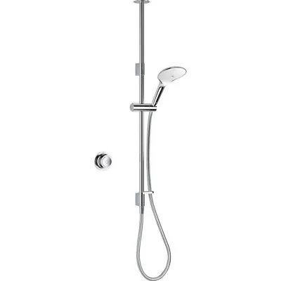 Mira Mode Gravity-pumped Ceiling-fed Chrome Thermostatic Digital Mixer Shower • £467.99