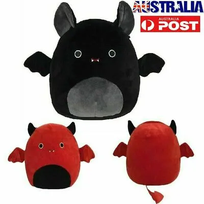 $16.88 • Buy Black Red Squishmallow Halloween Devil Bat Plush Doll Toys Kids Holiday Gift