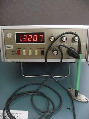 $795 • Buy RFL 912 Gaussmeter  Magnetometer And Probe WORKING! AC-DC & Peak 10mG To100kG 