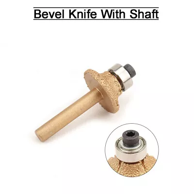 $10.35 • Buy Vacuum Brazed Diamond Router Bits Edge Fillet Cutter F Marble Granite 1/4  Shank