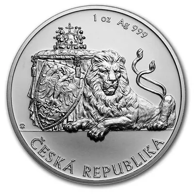 CZECH LION 2019 1 Oz $2 NZD Silver Bullion Coin Niue Czech Mint • $55.99