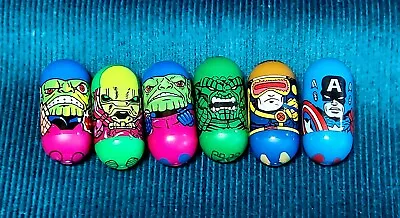 MARVEL MIGHTY BEANZ Mixed Lot Vintage 1990 - See Photos And Description • $10
