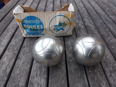 £34.95 • Buy Rare Vintage ACIER France Etoile Boules Competition France Marque Depose Lawn