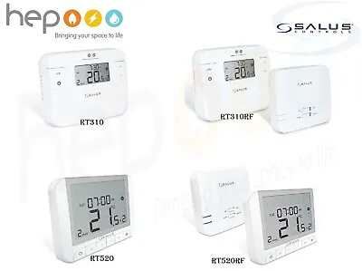 Salus Digital Programmable Wired Wireless Room Thermostat Programmable Boiler • £41.65