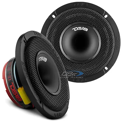 2x DS18 PRO-HY6.4MSL Shallow 6.5  2-way Speaker With Driver 150 Watts  Rms 4-ohm • $129.88