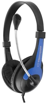 Headphones Microphone Computer Stereo Headset Laptops Skype 4 Colours Rooster • £9.99