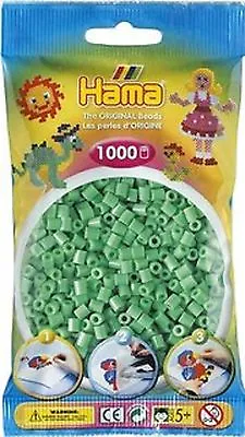 1000 Hama Light Green 207-11 Color Iron On Midi Beads  • $5.49