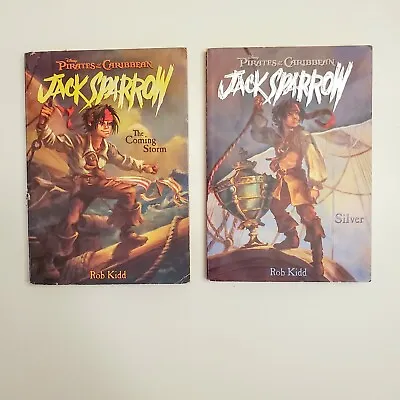 $8 • Buy Pirates Of The Caribbean JACK SPARROW Kids Books Rob Kidd Vol. 1 & Vol. 6 Silver