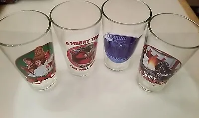 Star Wars Glassware Collectible Pint Glass Christmas Holiday 16 Oz - Lot Of 4- • $19.99