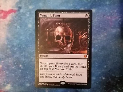 MTG Vampiric Tutor Commander Legends 156/361 Regular Mythic • $35