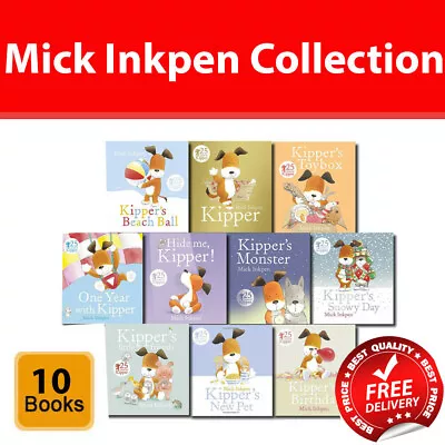 Kipper The Dog Series 10 Books Collection Set By Mick Inkpen Kipper's Birthday • $47.99