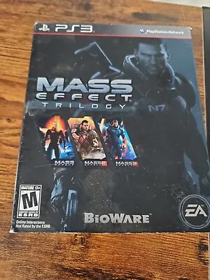 Mass Effect Trilogy Collection (Sony PlayStation 3 2012) TESTED No Manual • $16.99
